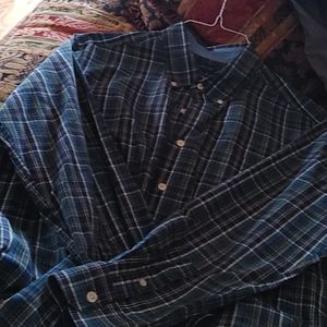 Long sleeve chaps button down